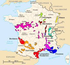 French Wine Regions And Their Grape Varieties And Wines