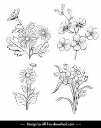 Flower Icon Black White Free Vector Download 50 474 Free Vector For Commercial Use Format Ai Eps Cdr Svg Vector Illustration Graphic Art Design