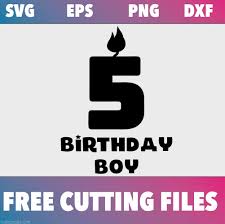 Download Free Svg Cutting File Birthday Boy Candle 5 Make Breaks