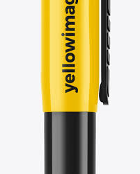 Download Download Glossy Box With Marker Pens Psd Mockup Yellowimages PSD Mockup Templates