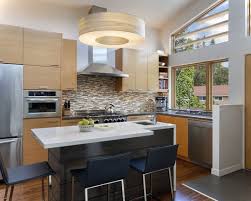 This adorable kitchen looks attractive for its simplicity and neat feeling which is casual and inviting.look at the woods, the white, the lighting and the old dresser. 10 Multifunctional Kitchen Island Ideas Small House Decor