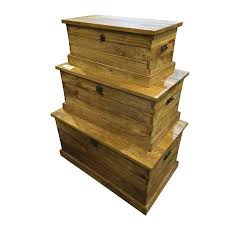 Use our blanket boxes to add some extra storage space to your home. New Provence Blanket Box Set Of 3 From Solid Mango Wood Driftwood Living Uk