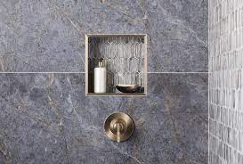 Large bathroom tiles make your space feel bigger than it is, thanks to fewer grout lines to break up your visual field. Maximize Your Space With Large Format Tile The Tile Shop Blog