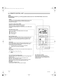 When the remote controller sends out signal, a mark Remote Control Unit Sanyo Dc Inverter Split System Air Conditioner C1271 User Manual Page 120 131 Original Mode