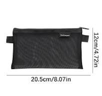 RXIRUCGD Pencil Bag, Pencil Case, Transparent Exam Pencil Pouch, Nylon Mesh  Zipper Pen Storage Pouch, Makeup Bag for Women, Multipurpose Pencil Bags ...