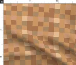pixelated skin midtone Fabric | Spoonflower