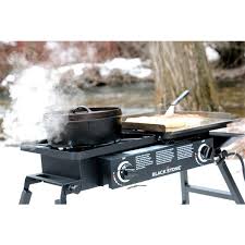 A grill and griddle combo solves this problem by allowing you to cook food on the grill as well as griddle all in one place! Blackstone Tailgater 2 Burner Propane Gas Griddle Grill With Stove Lowe S Canada