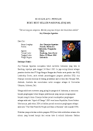 Contoh Biodata Penulis Buku Kumpulan Soal Pelajaran 8