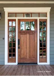 Simply hem the fabric on all four sides, then attach the top to a piece of wood cut to the inner dimension of the window casing. Front Door Window Covering Ideas