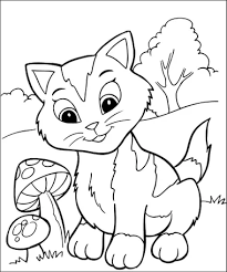 Ahmedatheism gambar kucing untuk mewarnai anak tk. 20 Gambar Kucing Lucu Untuk Mewarnai Goldenmaze