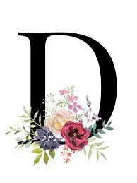 Learn the names of some candy that starts with the letter d, along with a little information about each one. Letter D Floral Alphabet Instant Digital Download Etsy Monogram Printable Letters Monogram Printable Monogram Wallpaper
