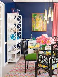 House Tours Colorful Vibrant California Apartment Better Homes Gardens Bhg Com Dining Room Colors Home Decor Dining Room Navy