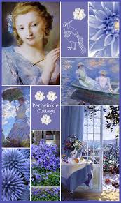 Periwinkle Cottage By Reyhan S D Color Collage Beautiful Collage Color Names Chart