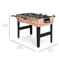2x4ft 10 In 1 Combo Game Table Set W Billiards Foosball Ping Pong More In 2020 Table Games Arcade Table Foosball