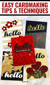 These 13 card making tips and tricks are just the beginning. 5 Easy Cardmaking Techniques That Bring A Wow Factor To Any Paper Craft