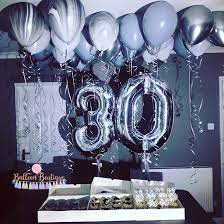 Perfect Display For Him 30th Birthday Decorations Birthday Balloon Decorations 30th Birthday Balloons