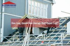 A single garage flat roof can be installed within 4 hours if no decking is required. How Long Should Your Average Roof Repair Last Multiform Roofing