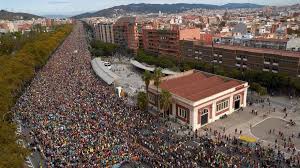 FOTOS | Les Marxes per la Llibertat culminen amb una manifestaci&oacute;  multitudin&agrave;ria a Barcelona