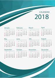 Green Business Winds 2018 Calendar Templates 2018 Calendar Template Desk Calendar Template Creative Calendar