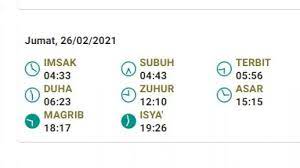 Check spelling or type a new query. Jadwal Sholat Dan Buka Puasa Tangerang 26 Februari 2021 Suara Banten
