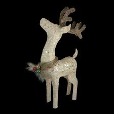 Check spelling or type a new query. Northlight 009312762071 37 White And Brown Lighted Sparkling Standing Reindeer Outdoor Christmas Decor