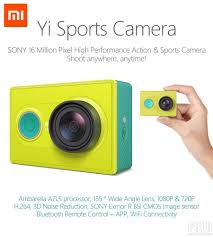 Original Xiaomi Xiaoyi Yi Sports Camera Wifi 1080p 60fps Full Hd 16megapixels Bt Sports Camera Action Camera Camera