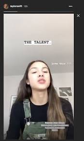She is a member of the project for women. Olivia Rodrigo On Taylor Swift S Instagram Story Go Nini Hsmtmts
