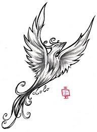 Original art, acrylic painting of phoenix bird, flying in the night sky. Drawing Rebirth Feminine Phoenix Rising Tattoo Novocom Top