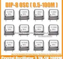 (2PCS) DIP-8 8M 8MHZ 8.000MHZ OSC 4PIN Half Size Active Square Crystal  Oscillator 3.3V-5V-Compatible 15PF 20PPM - AliExpress