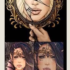 Dunkelbunt Signed Coloring Book by Sarah Richter