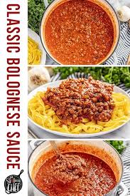 Classic Bolognese Sauce Recipe Bolognese Sauce Recipes Main Dish Recipes