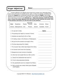 This worksheet focuses on learning and practicing the groups in which adjectives fall. Proper Adjectives Worksheets 3rd Grade Adjective Adjectives1 Fun Math Websites For Kids Adjective Worksheets 3rd Grade Worksheet Learn Math For Children Addition Word Problems Grade 1 Word Problems Using Money Are All