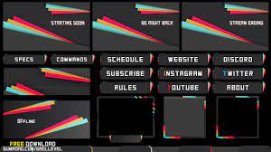 A twitch overlay is a: Free Twitch Animated Overlay Pack Darkful Youtube