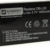 SDDBL50 Lithium-Ion Rechargeable Ultra High Capacity Battery (3.7v 1900mAh)  - Replacement for Sanyo DBL-50