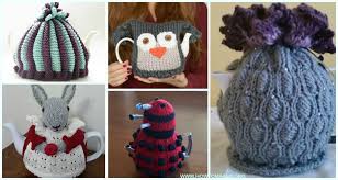 This tea cosy is an absolute riot of colour and flowers. Teapot Cozy Free Knitting Patterns