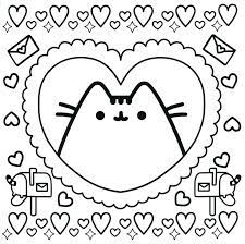 Image Result For Pusheen Coloring Page Gatito Para Colorear Dibujos Bonitos Para Colorear Dibujos Kawaii