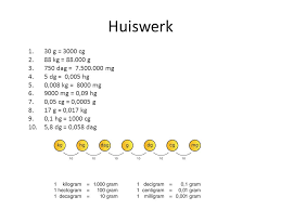 Milligrams To Kilograms To Grams