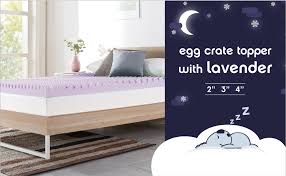 These topper are most commonly used on hospital beds to give patients a cool. Amazon Com Best Price Mattress 3 Inch Egg Crate Memory Foam Mattress Topper With Soothing Lavender Infusion Certipur Us Certified King Everything Else