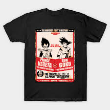 Dragon ball z 1989 poster. Vegeta Goku Poster 1989 Dragon Ball T Shirt Teepublic