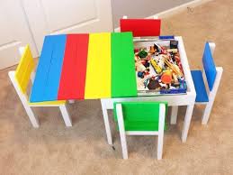 How To Build A Wooden Play Table And Chair Set For Kids With Storage In 2020 Toddler Table Play Table Kids Wooden Table