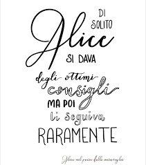 Alice Nel Paese Delle Meraviglie Frasi Famose Disney Disegno Per Cameretta Regalo Arredamento Scritto A Mano File Digitale Auguri Citazioni Casuali Citazioni Su Disney Citazioni Sagge