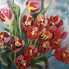 Deco floral arte floral floral design ikebana floral wedding wedding bouquets wedding flowers estilo floral flower aesthetic. Drawing Of Decorative Tulips Red Yellow Flower Bouquet Picture Contains An Interesting Idea Evokes Emotions Aesthetic Pleasure Oil Natural Paints Concept Classic Art Painting Textural Multicolour Stock Photo Picture And Royalty Free