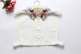 Often a nice, large roll with a jacket becomes rather large and. False Collar Korean All Match Embroidery Shirt Collar Sweater Cute Fish Body Decoration Accessories Dickie Exaggerated Female Body Accessories Female Accessoriesdickies Collars Aliexpress
