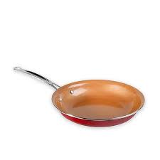 If you're only looking for a single one this 10 inch fry pan is a great introduction to the red copper line. As Seen On Tv Red Copper Non Stick Ceramic Pan 10 Inches Walmart Com Walmart Com