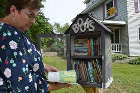 Circulating items are materials that you can be check out and take home for a specific length of time. Take A Book Leave A Book Lowell S Little Free Library Encourages Summer Reading Lake County Newsletter Nwitimes Com
