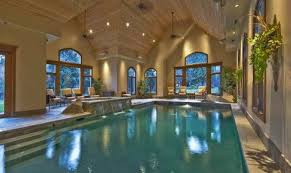 Incorporating lots of skylights, windows and sliding doors lets natural light flood the space, but when the sun goes down you will need adequate lighting for nighttime enjoyment and. Home Plans Indoor Pool Luxury House Plans 42246