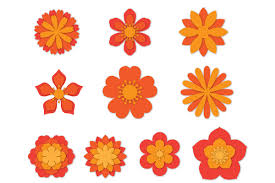 Download Paper Flower Templates Graphic By Meshaarts Creative Fabrica PSD Mockup Templates