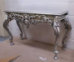 Silver Ornate Console Table 399 Nickycornell In 2020 Console Table Furniture White Painted Furniture