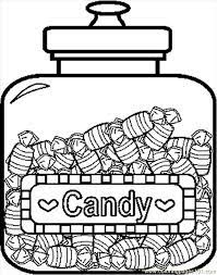 Collection glass jars with preserved fruit and vector. Candyjar9bw Coloring Page For Kids Free Candy Printable Coloring Pages Online For Kids Coloringpages101 Com Coloring Pages For Kids