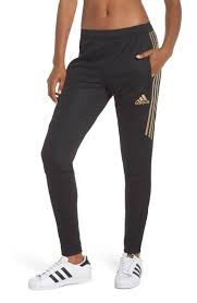 Black And Gold Adidas Pants Adidas Tiro 17 Training Pants Womens Workout Outfits Athleisure Fashion Pants